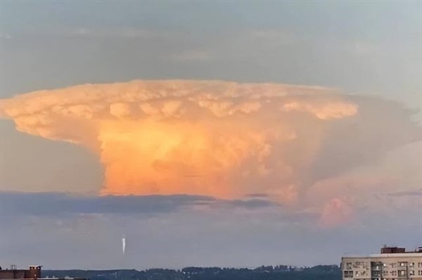 俄罗斯喀山的“蘑菇云”被怀疑