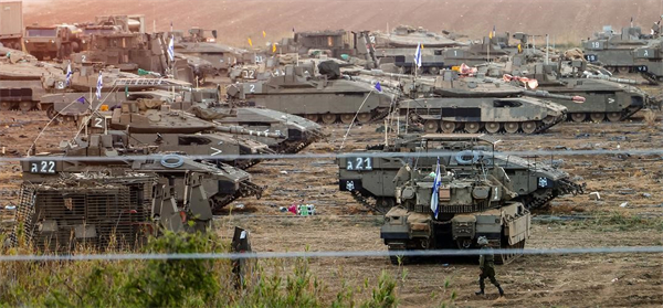以媒称以色列军队准备进入加沙地带