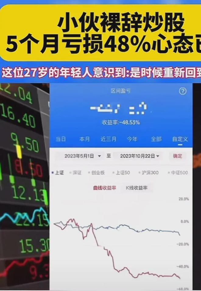 网友裸辞炒股5个月亏损48%